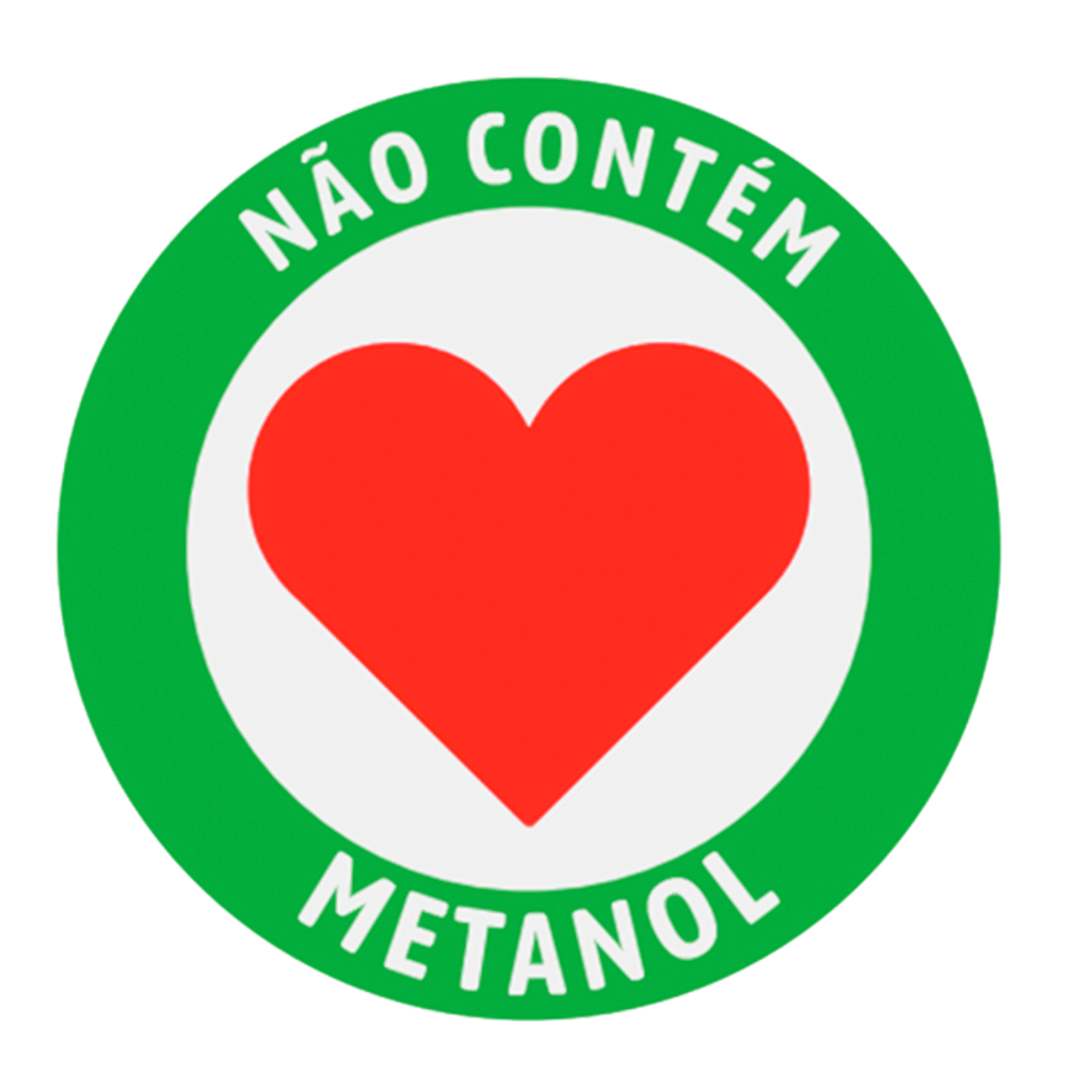 Selo Não Contém Metanol
